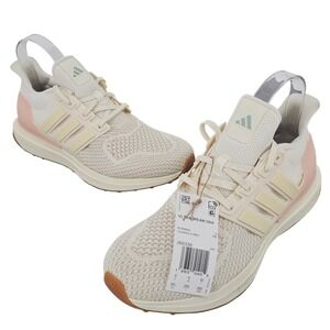 Adidas Ultradream DNA Womens Running Shoes Cream Pink JS0330 Size 9.5 NEW